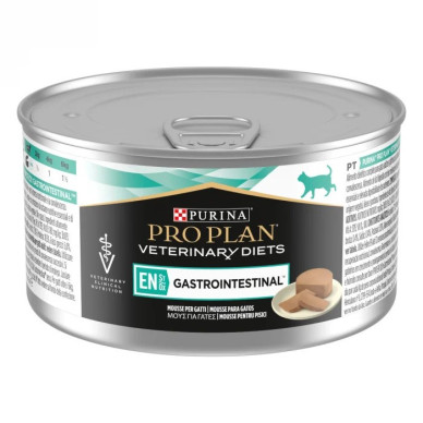Purina Pro Plan Veterinary Diets EN Gastrointestinal – Hrană Umedă pentru Pisici cu Tulburări Digestive – 195 g